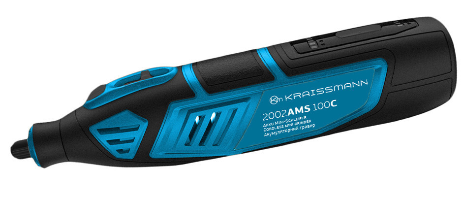 Гравер акумуляторний (шліфувально-гравіювальний інструмент) KRAISSMANN 2002 AMS 100С, фото 1