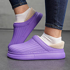 Утеплені жіночі резинові тапки