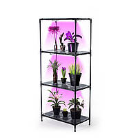 Подставка для цветов , Полка-стеллаж для растений со встроенным фито светом Lima 60 Bicolor