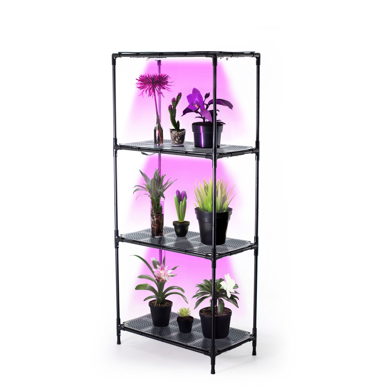 Підставка для квітів, Полиця-стелаж для рослин з вбудованим фіто світлом Lima 60 Bicolor