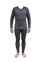 Термобілизна чоловіча Tramp Warm Soft комплект (футболка+штани) сірий (UTRUM-019-grey) (UTRUM-019-grey-2XL)