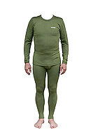 Термобілизна чоловіча Tramp Warm Soft комплект (футболка+штани) олива (UTRUM-019-olive) (UTRUM-019-olive-2XL)