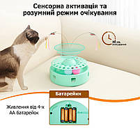 Інтерактивна іграшка для кота 3 в 1 Smart Cat Toy ST-31 - розвиваюча автоматична іграшка для котів, фото 7