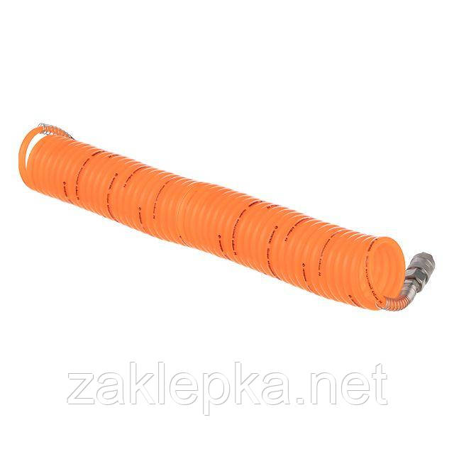 Шланг спіральний зі швидкороз'ємним з'єднанням 10 м INTERTOOL PT-1704