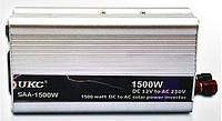 Преобразователь UKC SAA-1500W AC/DC 12/220V инвертор Лучшая цена