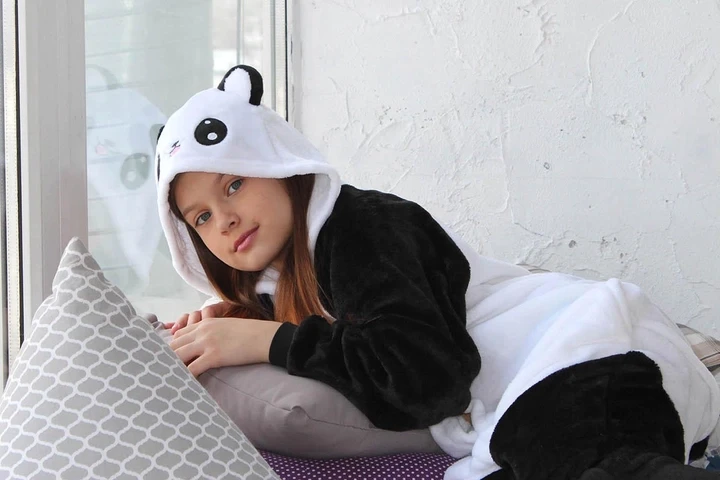 Якісна піжама кігурумі для хлопчиків та дівчаток Весела панда