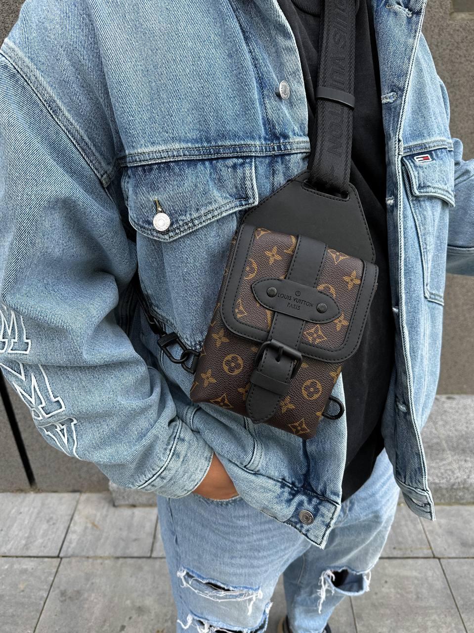 Чоловіча сумка Луї Віттон коричнева Louis Vuitton Brown