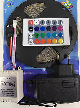 Стрічка світлодіодна RGB комплект 38/25 5 метрів довжина Лучшая цена