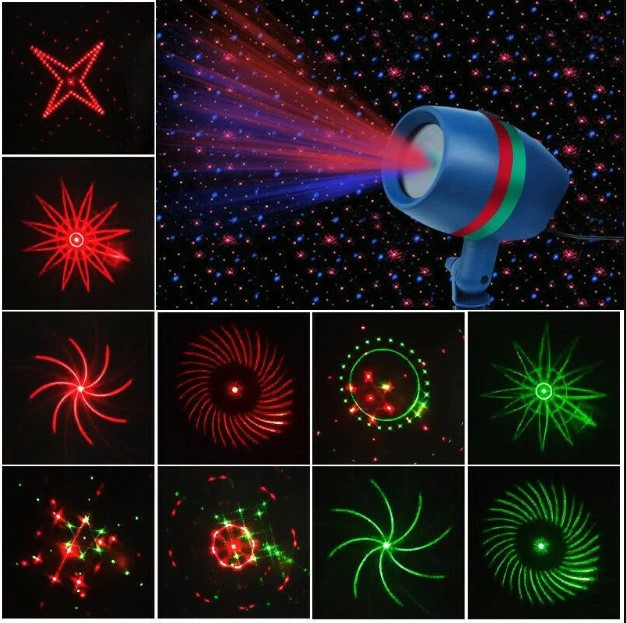 Лазерний проєктор STAR SHOWER MOTION лазерна підсвічування для будинку Лучшая цена, фото 1
