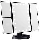 Дзеркало для макіяжу з LED підсвічуванням Superstar Magnifying Mirror 22 Black чорне Лучшая цена, фото 5