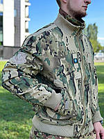 Демисезонный тактический бомбер мультикам, Осенняя военная куртка мужская камуфляжная