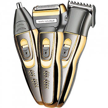 Бритва тример машинка для волосся ProGemei GM-595 3 в 1 Лучшая цена