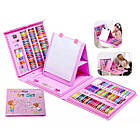 Набір для малювання та творчості з мольбертом у валізці 208 предметів Super Mega Art Set Рожевий Лучшая цена, фото 5