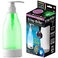 Дозатор для жидкого мыла с подсветкой Soap Bright Nightlight Soap Dispenser 400 мл Лучшая цена