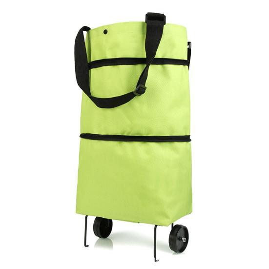 Сумка-візок із колесами Зелена Лучшая цена, фото 1