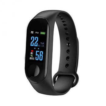 Фітнес-браслет з кольоровим екраном M3 Fit Original Smart Bracelet YOHO black