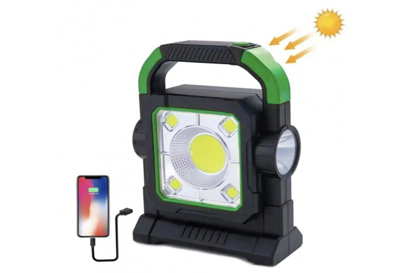 Кемпінгова лампа HC-7078A ліхтар акумуляторний діодний ліхтарик на сонячній батареї Лучшая цена, фото 1