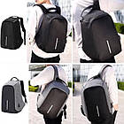 Рюкзак протикрадій з USB, Bobby, чорний, 23 літри Лучшая цена, фото 3