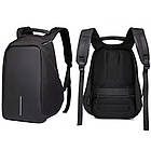 Рюкзак протикрадій з USB, Bobby, чорний, 23 літри Лучшая цена, фото 4