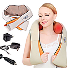 Роликовий масажер Massager of neck kneading, для шиї і плечей, 12V, 24W Лучшая цена, фото 2