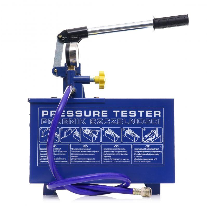 Насос для перевірки тиску опресувальний 0–40 кг/30 мл/12 л Kraft & Dele KD10479, фото 1