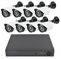 Комплект видеонаблюдения на 8 камер CCTV DVR KIT 945 Лучшая цена