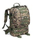 Тактичний рюкзак на 55 л з підсумками 55х40х25 см. B08 Зелений джунглі Лучшая цена, фото 7