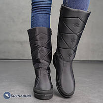 Болоневые зимові чоботи високі, фото 4