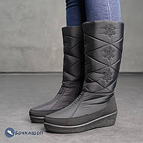 Болоневые зимові чоботи високі, фото 5
