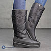 Болоневые зимові чоботи високі, фото 6