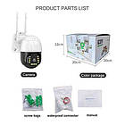 Поворотна погодозахисна IP WiFi камера IPC-V380-8 1080P Onvif v380 Лучшая цена, фото 4
