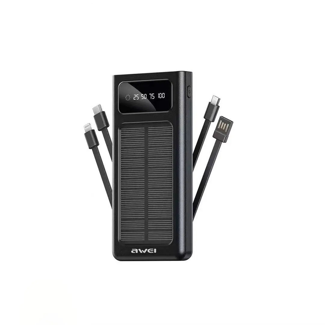 Зовнішній акумулятор бездротовий Awei P83K Power Bank 10400 mAh Лучшая цена, фото 1