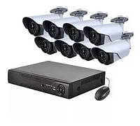 Камера видеонаблюдения DVR 6145AHD-P8 (8 канальный и 8 камеры / металл) Лучшая цена