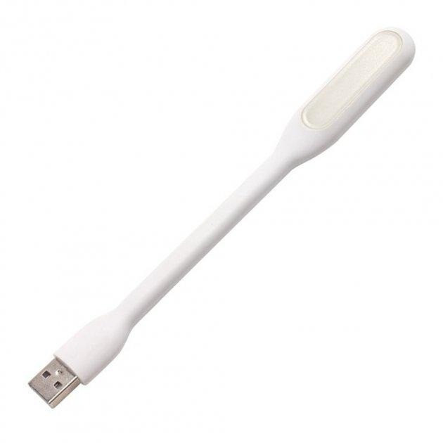 Гнучка світлодіодна міні Usb Led лампа для ноутбука Білий Лучшая цена