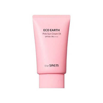 Уцінка! Сонцезахисний крем The Saem Earth Pink Sun Cream EX SPF50+ PA++++ 50г