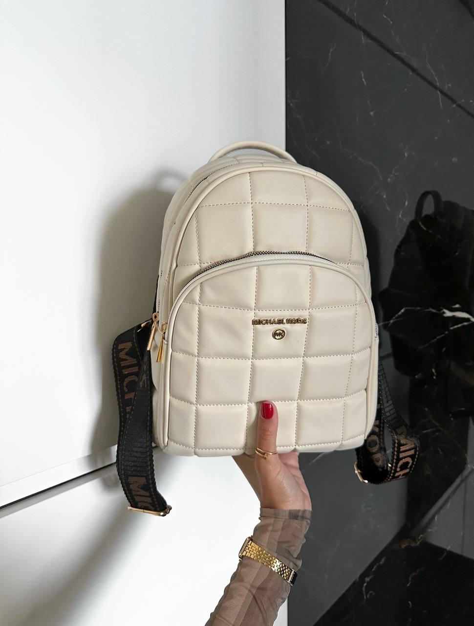 Жіночий рюкзак Майкл Корс бежевий Michael Kors Beige