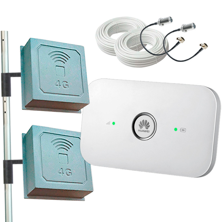 4G інтернет (Роутер Huawei E5573 + Потужна Антена 34ДБ)