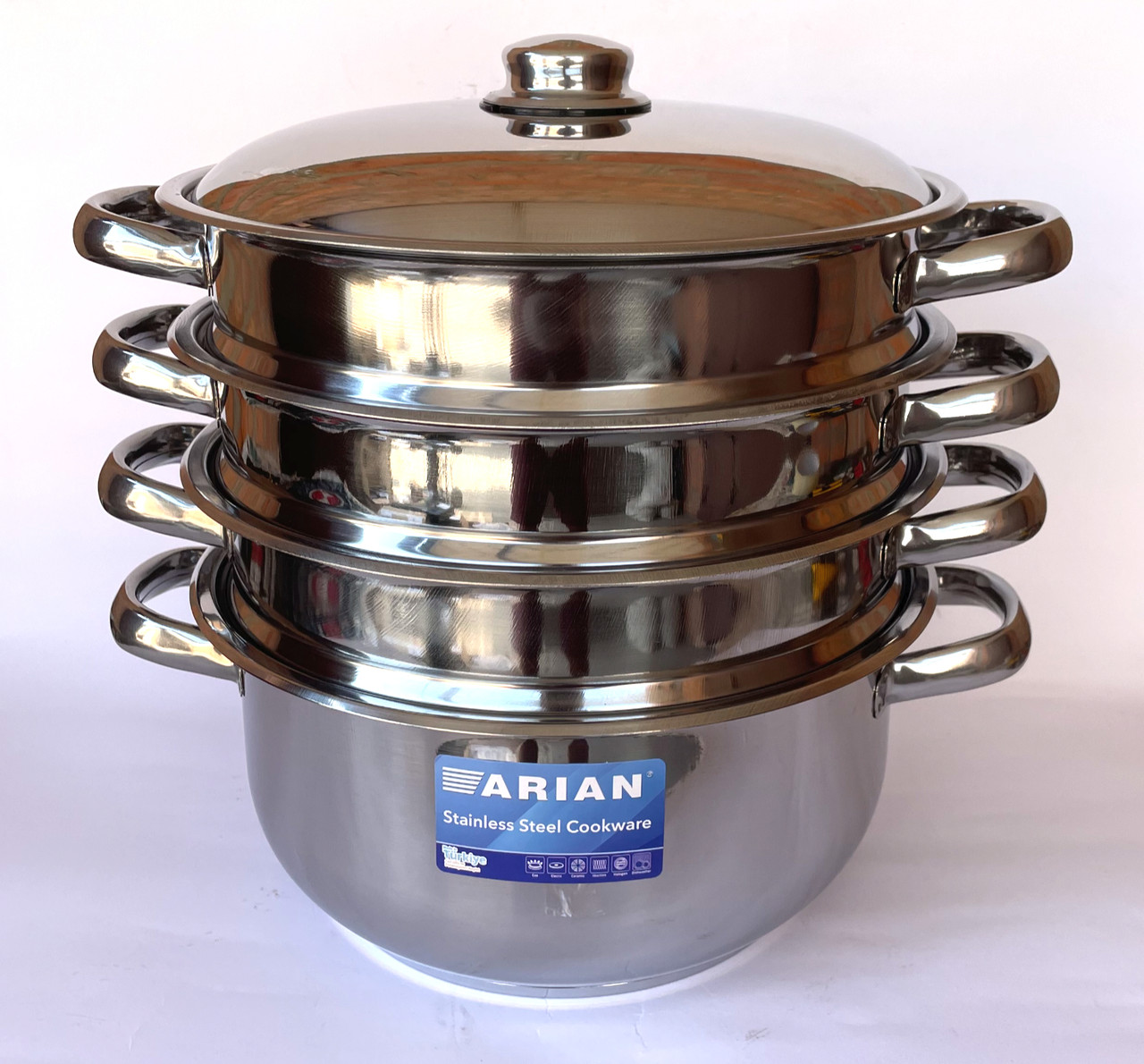 Мантоварка пароварка 8 л Arian нержавійка Туреччина