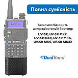 АКБ для рації Baofeng UV-5R (BL-5L) 3800mAh комплект 2 штуки, фото 3