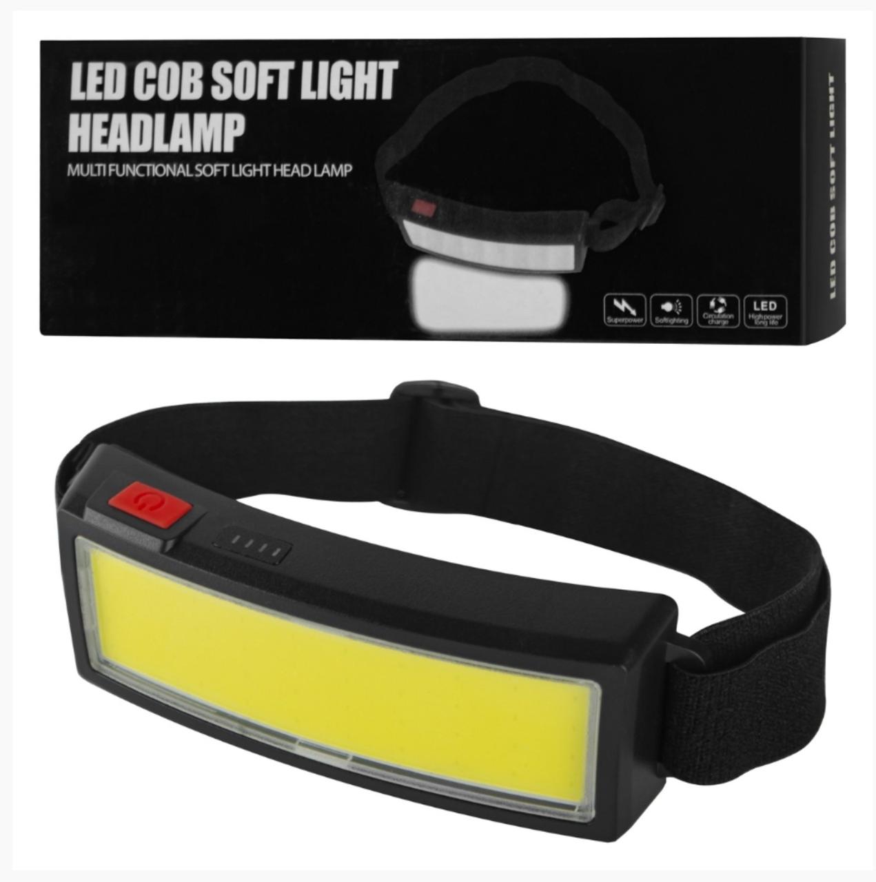Світлодіодний налобний ліхтарик BLTM-G14 COB + USB CHARGE