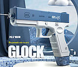 Водяний пістолет Glock автоматичний + 2 обойми, фото 2