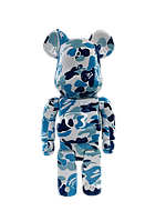 Bearbrick A Bathing Ape ABC Camo Blue 400% (28см)