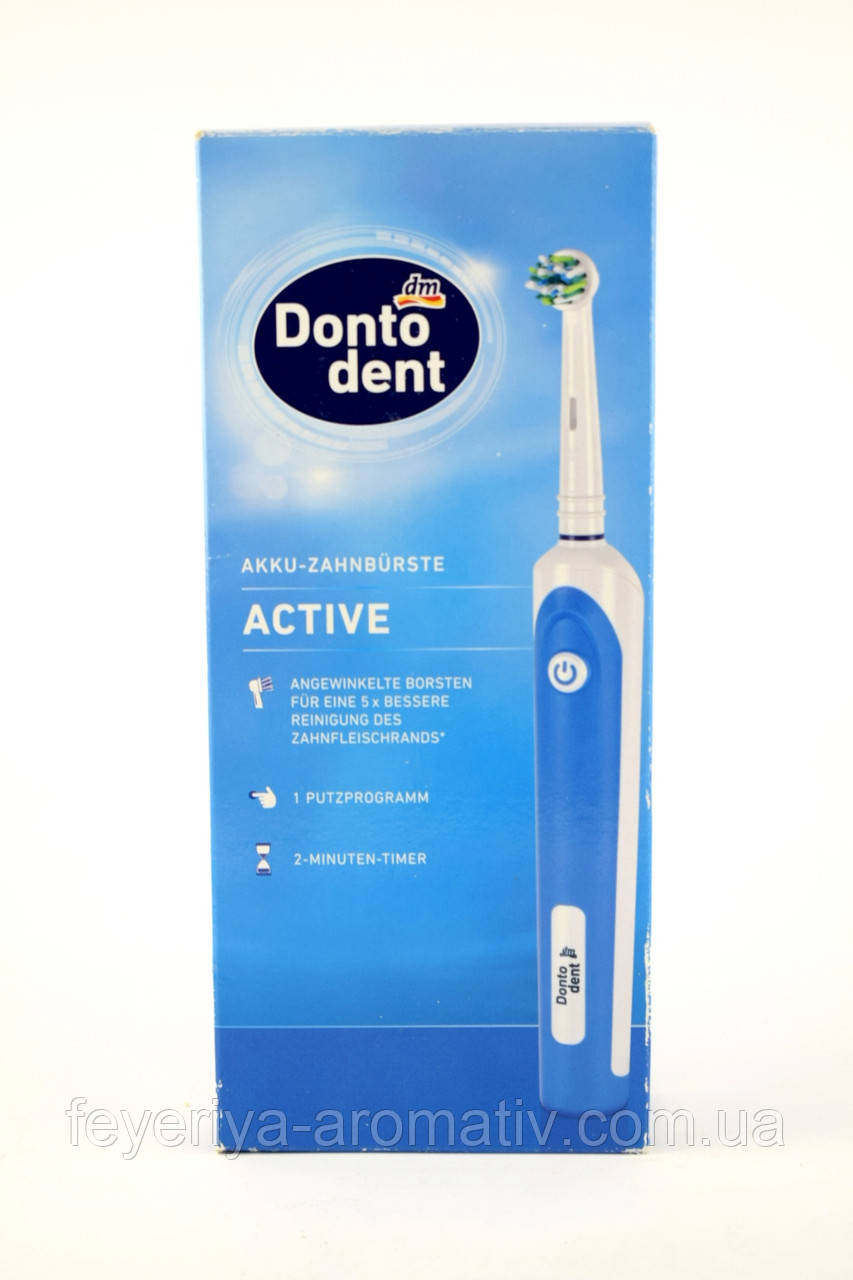 Акумуляторна зубна щітка Dontodent Active Німеччина