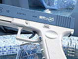 Водяний пістолет Glock автоматичний + 2 обойми, фото 5