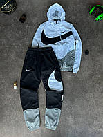 Мужской спортивный костюм найк на молнии с капюшоном штаны на резинке Люкс качество