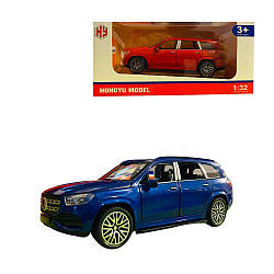 002 HY/EK Машинка металева, 2 кольори, інерція, світло, звук, на батарейках, відкр. двері, у коробці