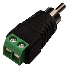 Конектор GreenVision RCA/M (male) (100 шт) (3573)