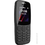 Кнопковий телефон Nokia 106 Black, фото 3