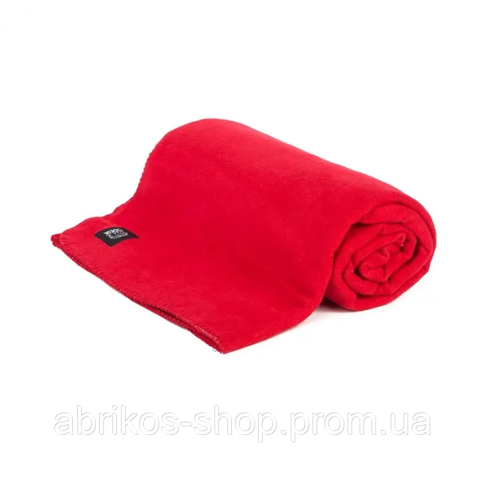 Натуральний бавовняний полуторний червоний плед DOMUS (Словіння), фото 1