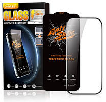 Захисне скло Glass Full Glue 6,79" для Redmi 12 / Note 12R (9H 0.33mm)